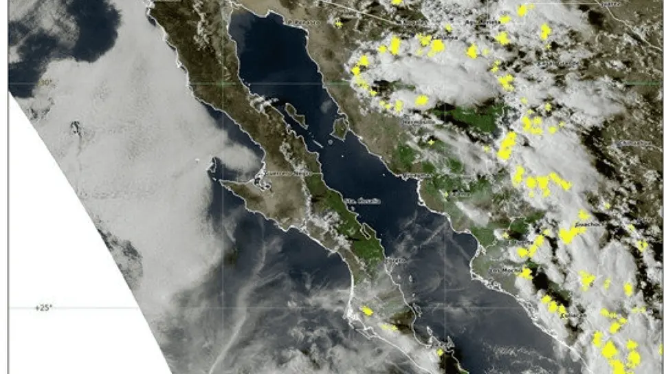 En las siguientes horas se pronostican lluvias y posible granizo en Sonora y Sinaloa. (FOTO: Conagua).