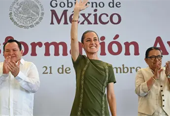 Claudia Sheinbaum recorre el sur de México; más de 156 mil personas la acompañan