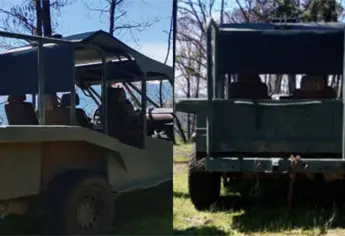 Localizan vehículo 4x4 abandonado en Concordia; traía municiones y equipo táctico