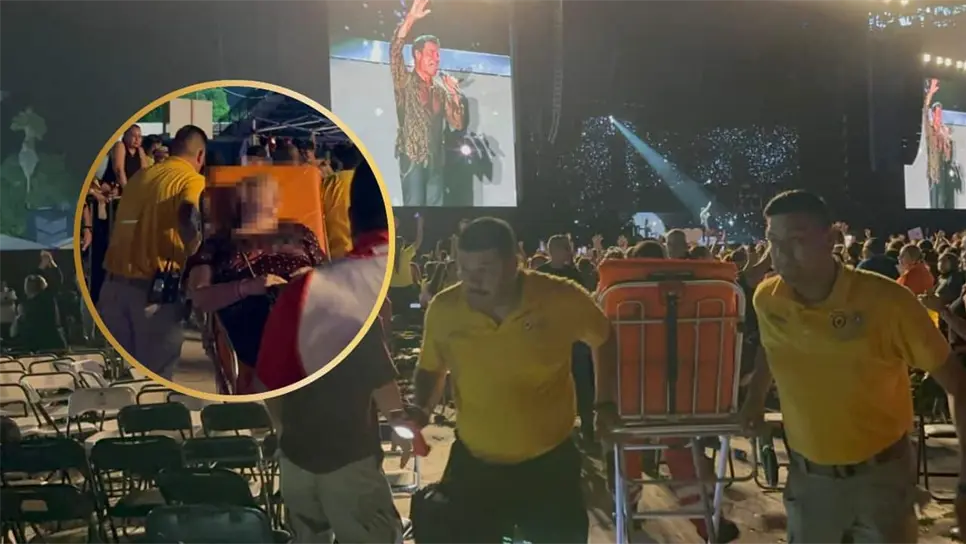 El concierto de Chayanne en Los Mochis dejó a 29 mujeres desmayadas y agotadas