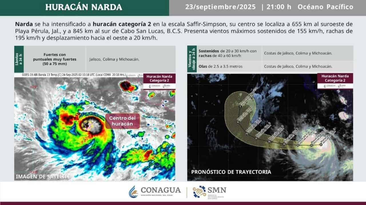 Autoridades de Protección Civil llaman a la población a mantenerse informada en fuentes oficiales. (FOTO: Conagua).