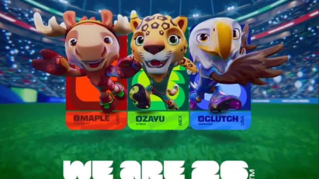 La Copa del Mundo 2026 tendrá el honor de tener a tres personajes que simbolizan a sus respectivos países