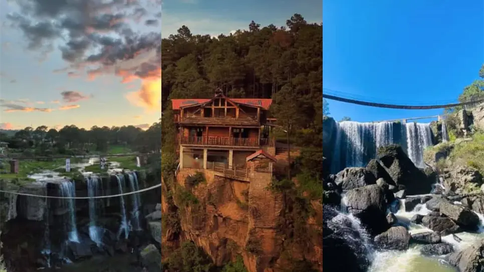 FOTO: Desde Mazatlán escápate a las cabañas de Mil Diez con cascadas y puente colgante a solo 2 horas de camino