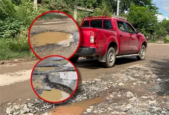 Enorme bache frente a la Upsin en Mazatlán genera incomodidad y daños a vehículos