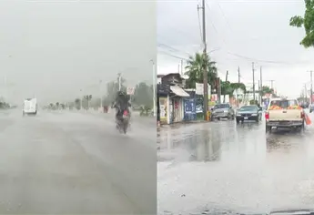 Fuerte lluvia cae sobre Culiacán este viernes 26 de septiembre 