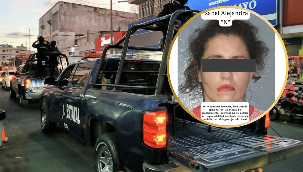 Policías de Mazatlán detienen a mujer con 15 prendas robadas en tienda departamental