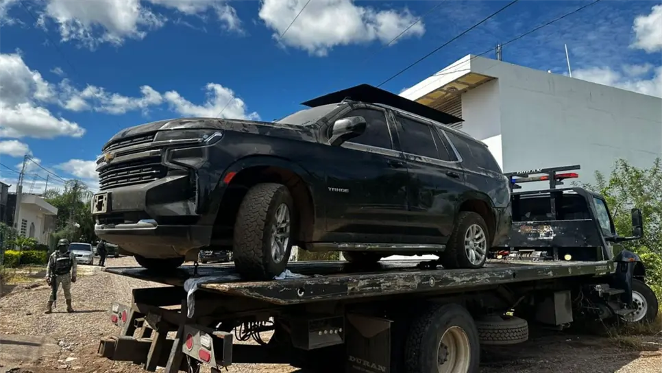 La camioneta estaba habilitada para montar una ametralladora. (FOTO: Cortesía).