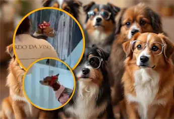 ¿Perritos con miopía en Culiacán? Mascotas con lentes se pasean en esta plaza de la ciudad | FOTOS