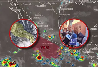 Dos posibles ciclones se forman en el Pacífico; Protección Civil mantiene alerta