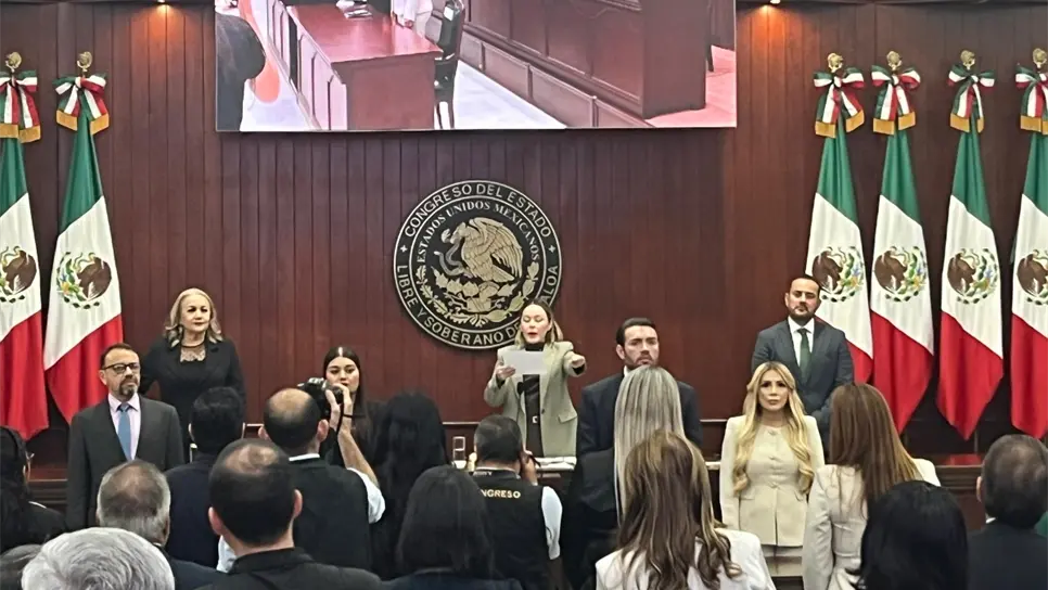 Yeraldine Bonilla Valverde es reelegida para presidir la Mesa Directiva del Congreso de Sinaloa