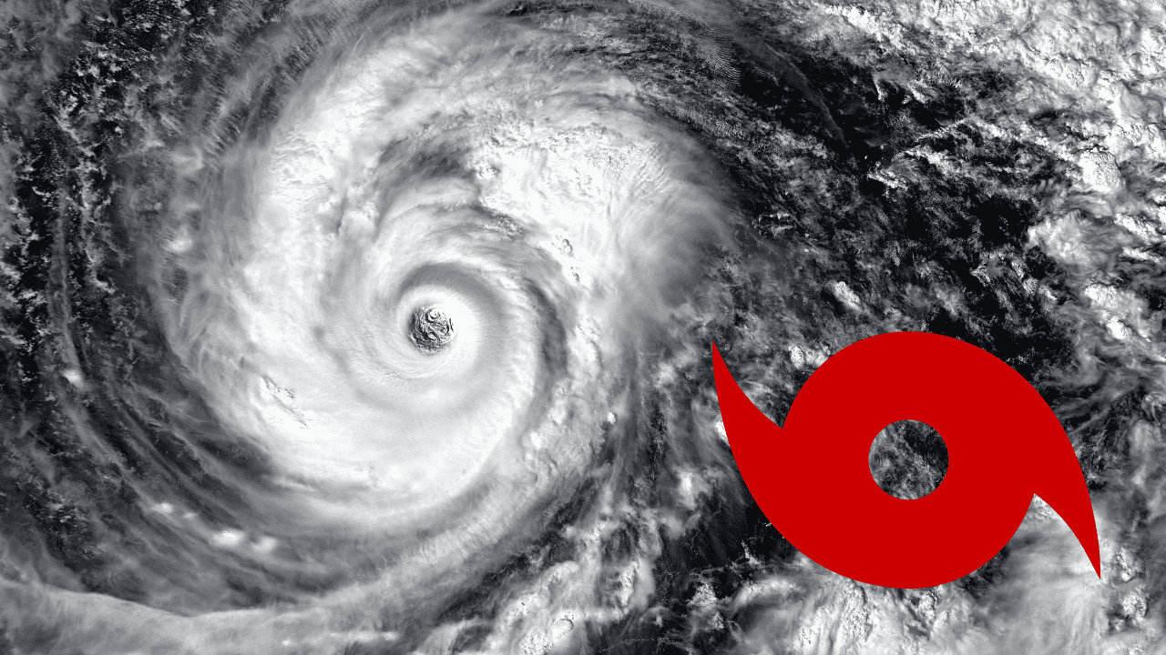 FOTO: Efecto Fujiwara: ciclones Imelda y Humberto podría fusionarse y crear un gran huracán.