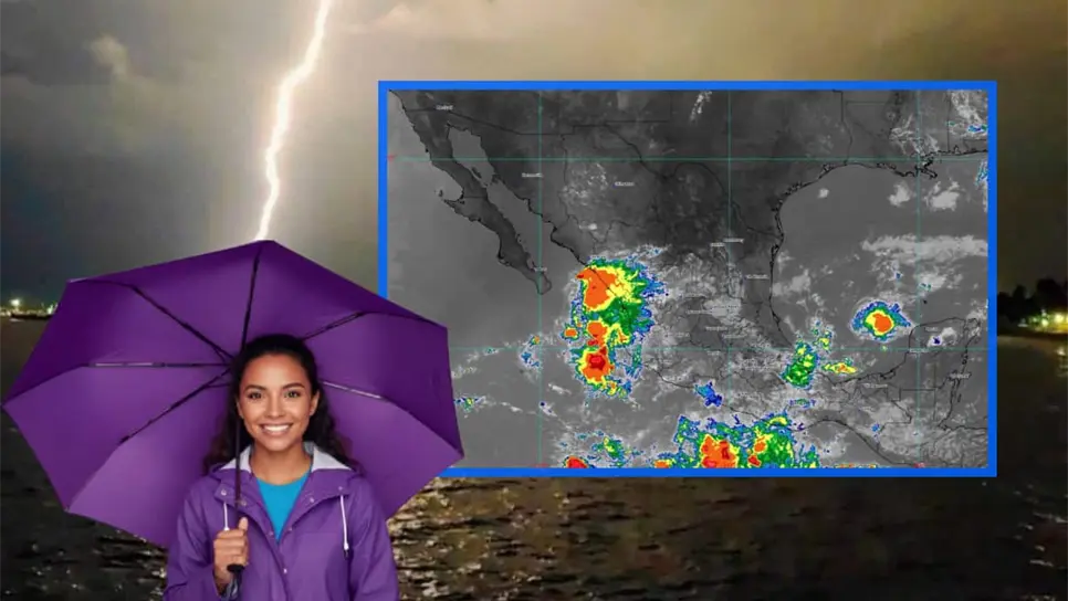 FOTO: Inicia octubre con fuertes lluvias hoy miércoles en estos estados: Servicio Meteorológico Nacional