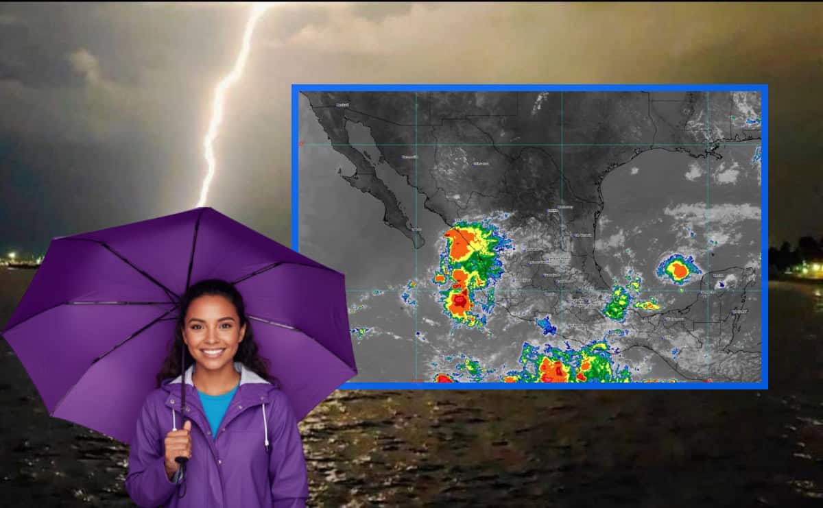 Inicia octubre con fuertes lluvias hoy miércoles en estos estados: Servicio Meteorológico Nacional