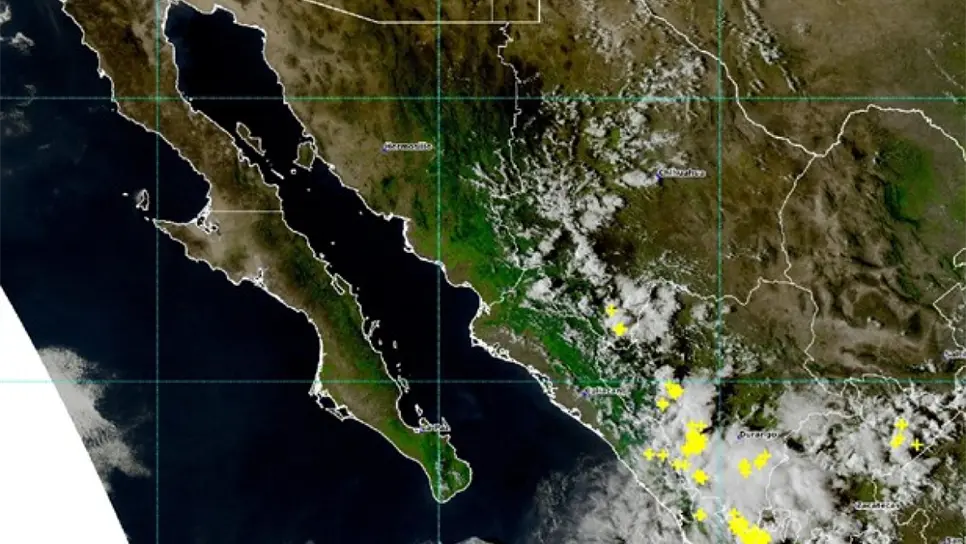 Durante esta noche se esperan lluvias fuertes al sur de Sinaloa. (FOTO: Conagua).