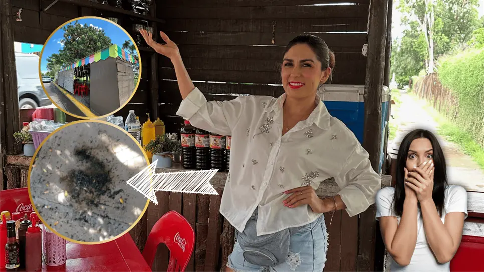 FOTO: ¿Embrujan a Ceviches Estrella de Los Mochis? Influencer encuentra extraño hallazgo en su negocio