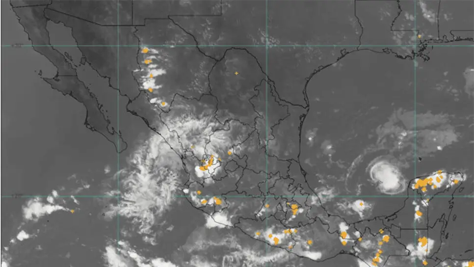 Diversos estados de la República Mexicana presentan descargas eléctricas. (FOTO: Conagua).