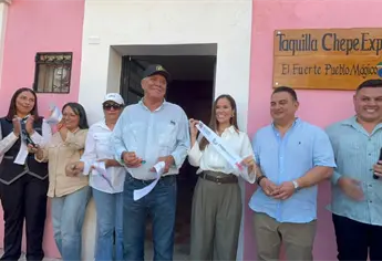 Autoridades inauguran taquilla del Chepe Express en El Fuerte