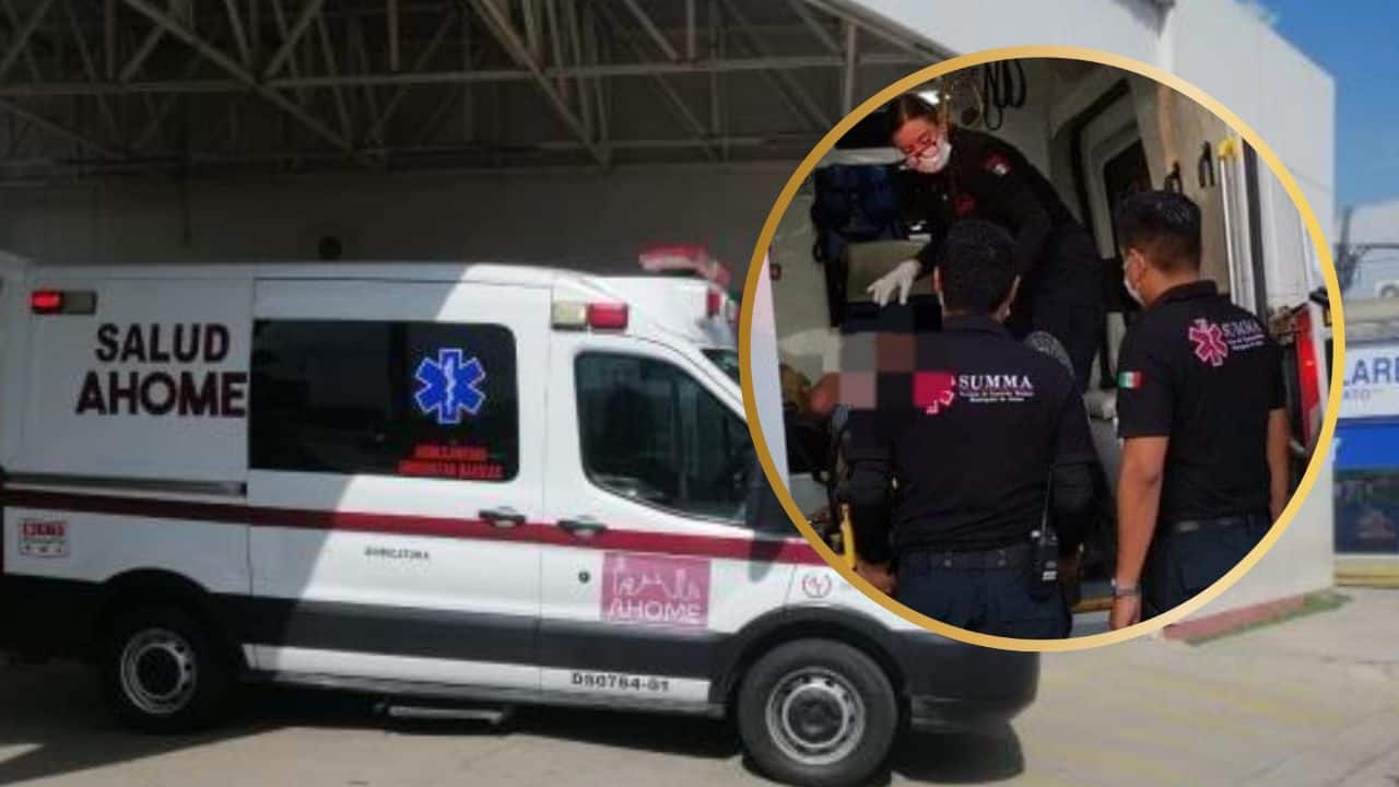 El pescador lesionado fue identificado como Jesús Alexander de 31 años de edad. FOTO: Luz Noticias.