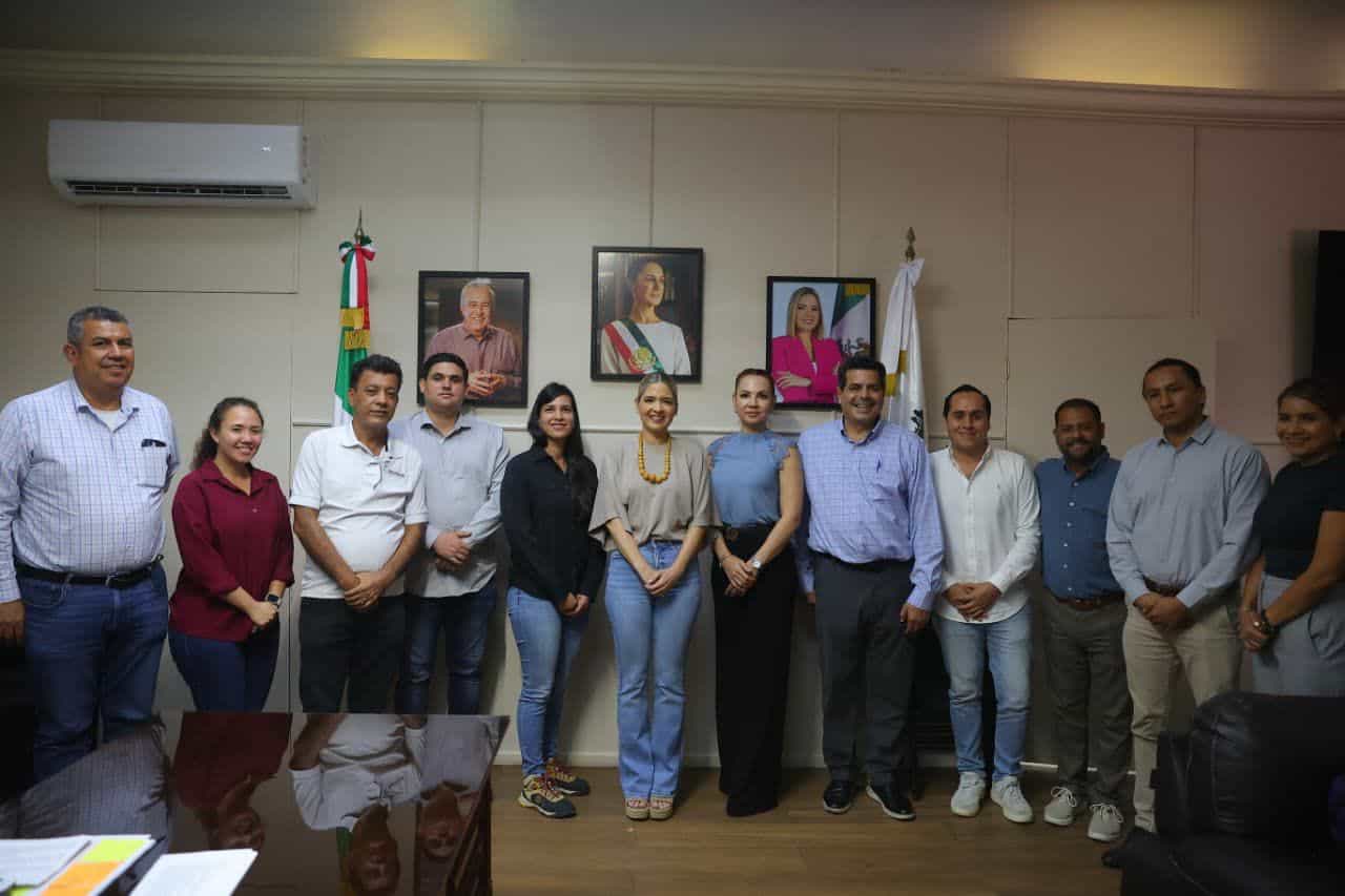 El encuentro tuvo lugar en el Despacho de Presidencia del Ayuntamiento. (FOTO: Mayhan Barraza).
