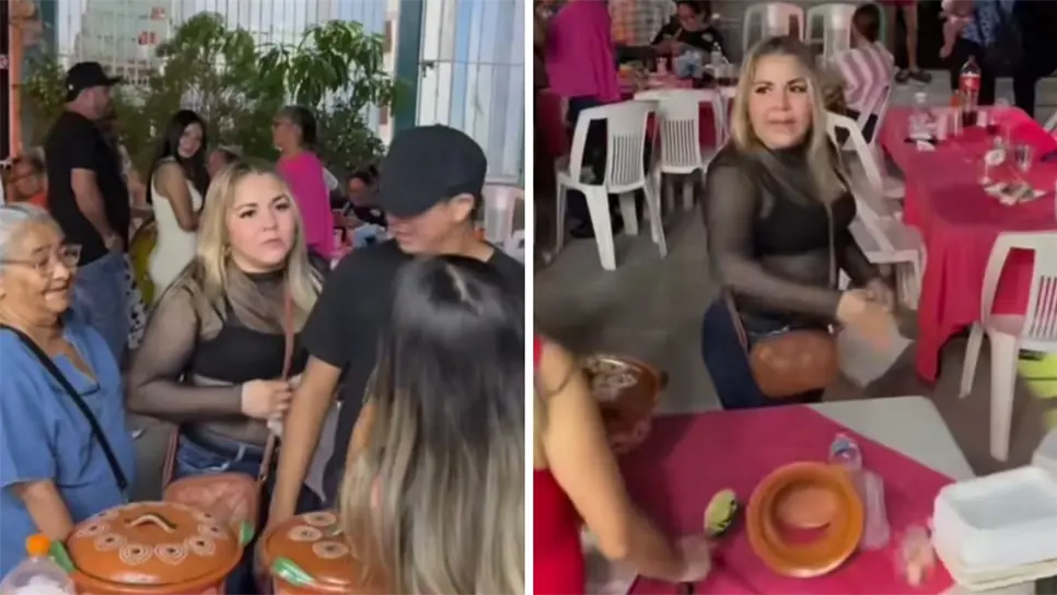 Cabe destacar que las imágenes rápidamente circularon en redes sociales, donde usuarios reprobaron el comportamiento de la invitada y la bautizaron con apodos como “Lady Tacos” o “Lady hambreada ”, en referencia a su actitud