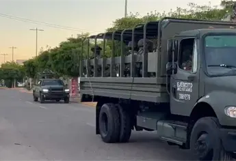 Ejército Mexicano se suma a la Marina en operativos en Guasave; ya son 48 horas de patrullajes