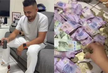 Pareja se hace viral al mostrar lo que ahorraron durante 2 años en una alcancía | VIDEO