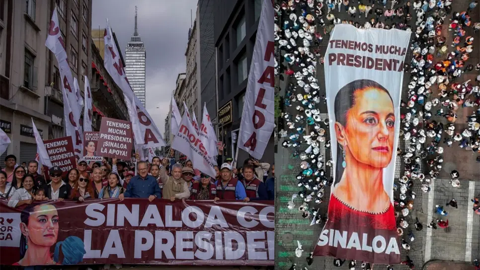 FOTO: Miles de sinaloenses acompañan a Claudia Sheinbaum en el cierre de su gira nacional “La Transformación Avanza”
