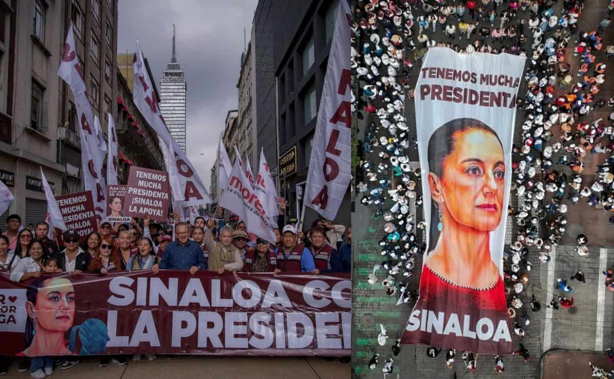 Miles de sinaloenses acompañan a Claudia Sheinbaum en el cierre de su gira nacional “La Transformación Avanza”