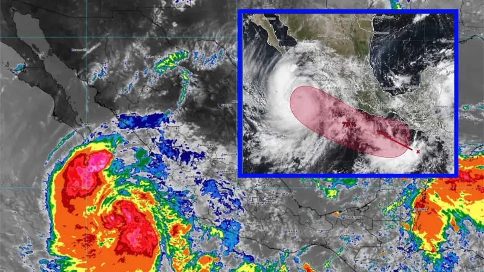 FOTO: Ciclón Raymond podría formarse en los próximos días, alerta el SMN