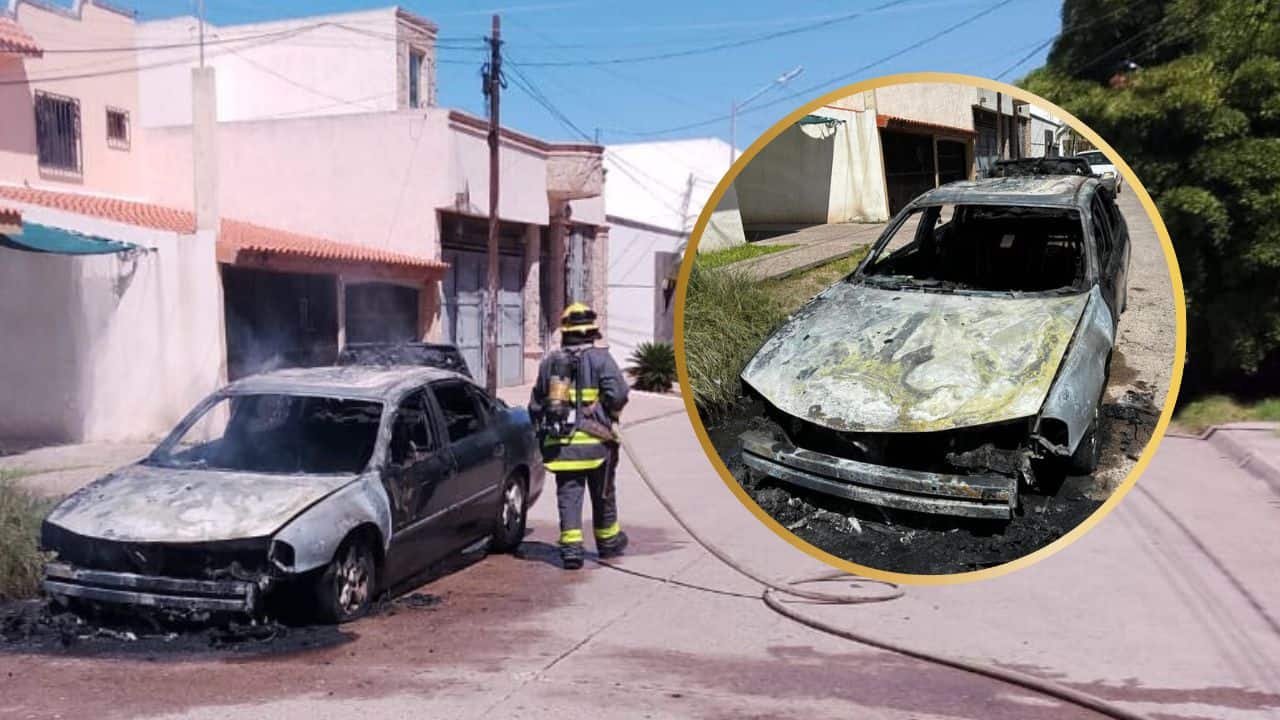 Cabe mencionar que poco después se registró otro incendio en una vagoneta de color tinto. FOTO: Luz Noticias.