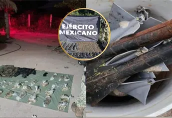 Aseguran artefactos explosivos, rifles, equipo táctico y municiones en Tepuche, Culiacán
