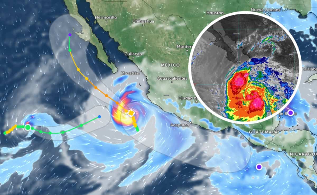 FOTO: Huracán ‘Priscilla’: sigue la trayectoria EN VIVO hoy lunes 6 de octubre