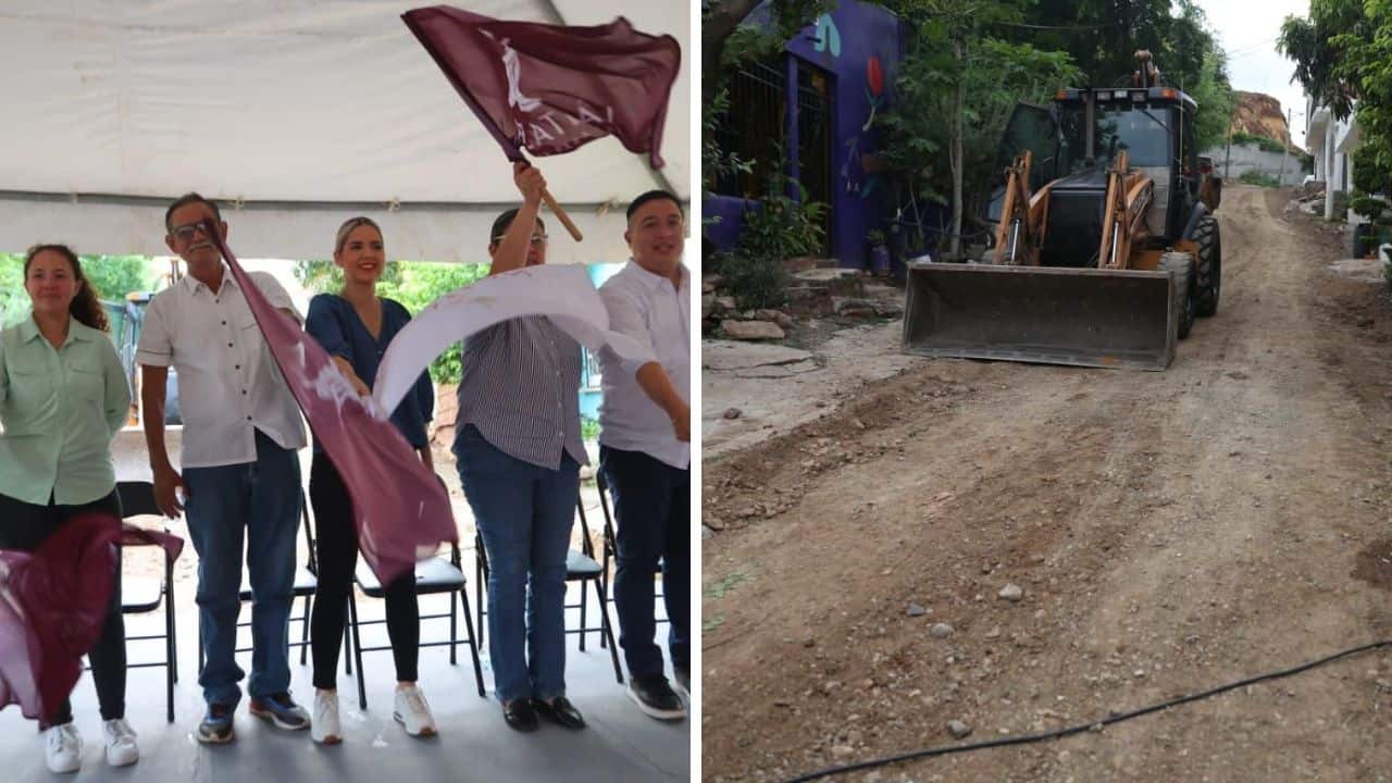 Gobierno de Mazatlán arranca obras simultáneas de pavimentación por 6.4 millones de pesos