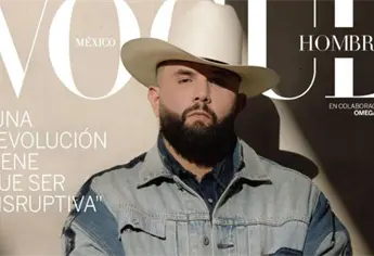 Carín León hace historia al aparecer en la portada de Vogue México Hombre
