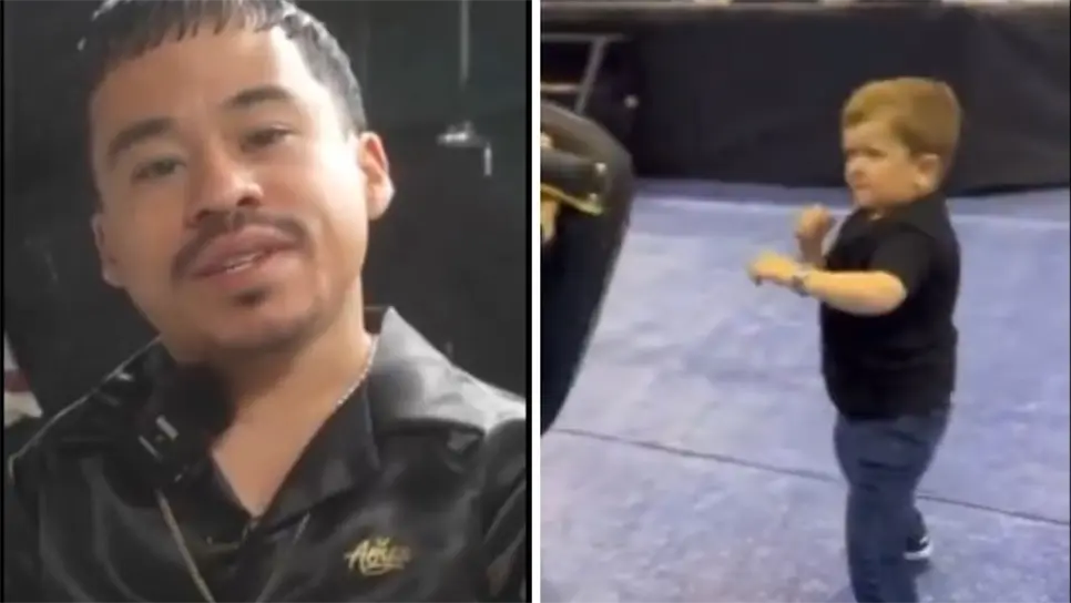 Y es que se encuentra circulando un video en las redes sociales, donde se ve a Abelito con un abdomen marcado y soportando golpes en el estómago, donde este le mandó un recado a Hasbulla donde menciona que los mexicanos no se rajan