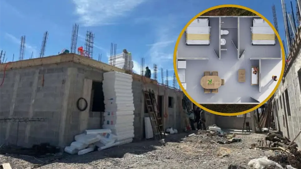 FOTO: Dos habitaciones, sala, comedor y baño: así son las casas de Vivienda para el Bienestar de Infonavit