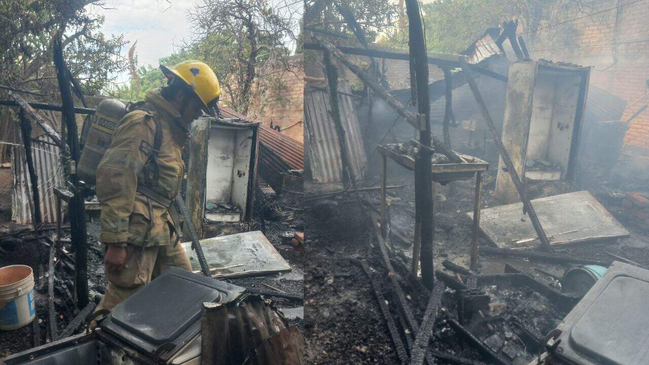 Abuelita de 92 años se queda sin nada tras incendiarse su casa en Batamote; logró salvar su vida