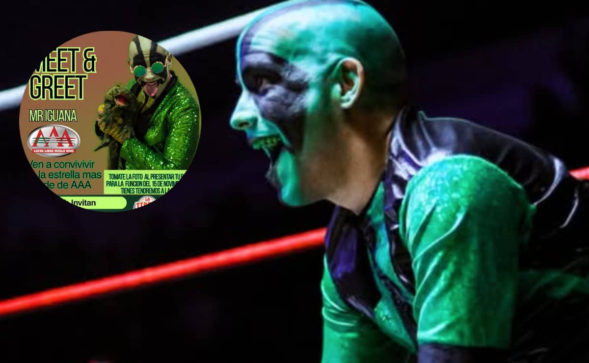 FOTO: Mr. Iguana llega a Mazatlán: Así podrás conocer al ídolo de la AAA y tomarte una foto con él