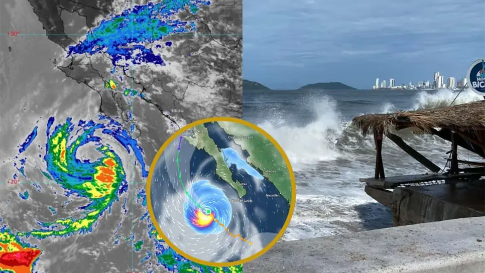 FOTO: Huracán ‘Priscila’ EN VIVO hoy 8 de octubre, sigue la trayectoria del ciclón en tiempo real