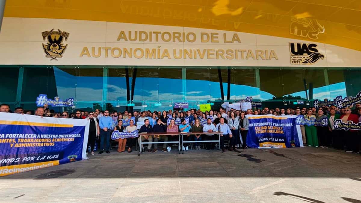 Personal del Campus Rafael Buelna Tenorio refrenda su apoyo a la Reingeniería Integral Universitaria