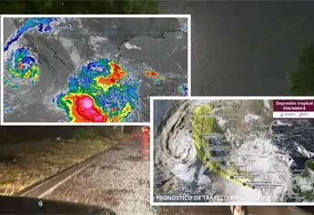 Habrá fuertes lluvias hoy 9 de octubre en estos estados, según el Servicio Meteorológico Nacional