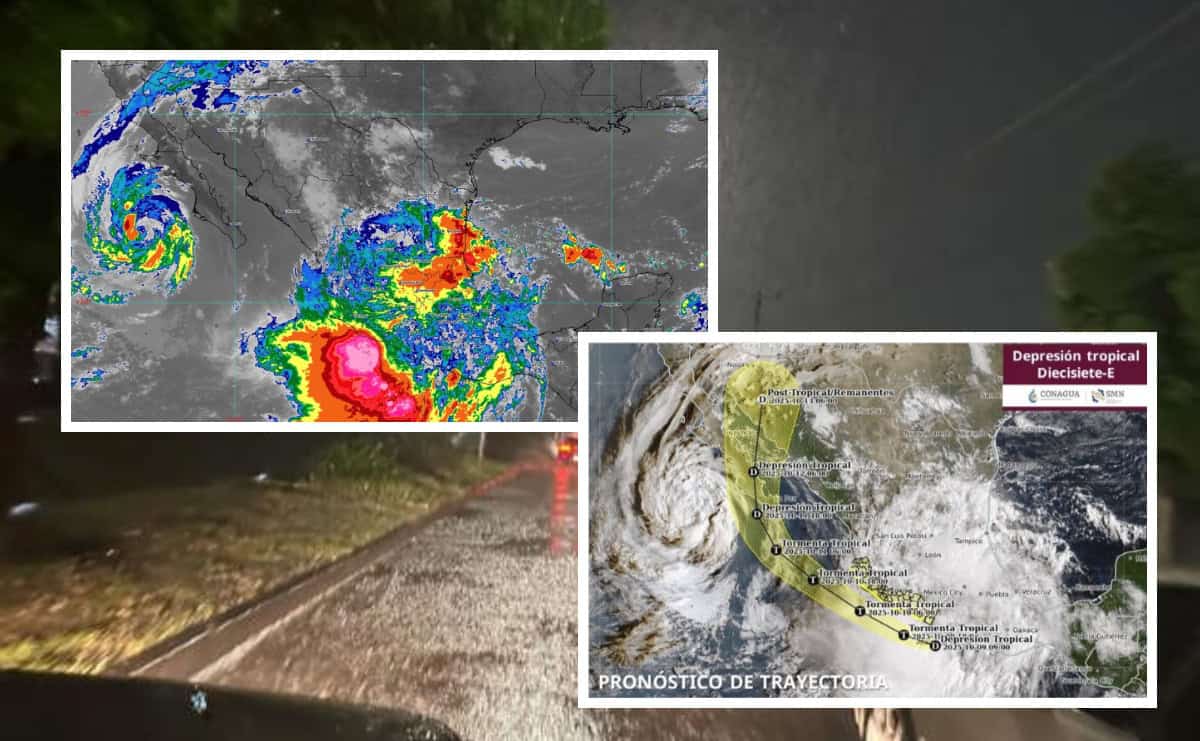 FOTO: Habrá fuertes lluvias hoy 9 de octubre en estos estados, según el Servicio Meteorológico Nacional