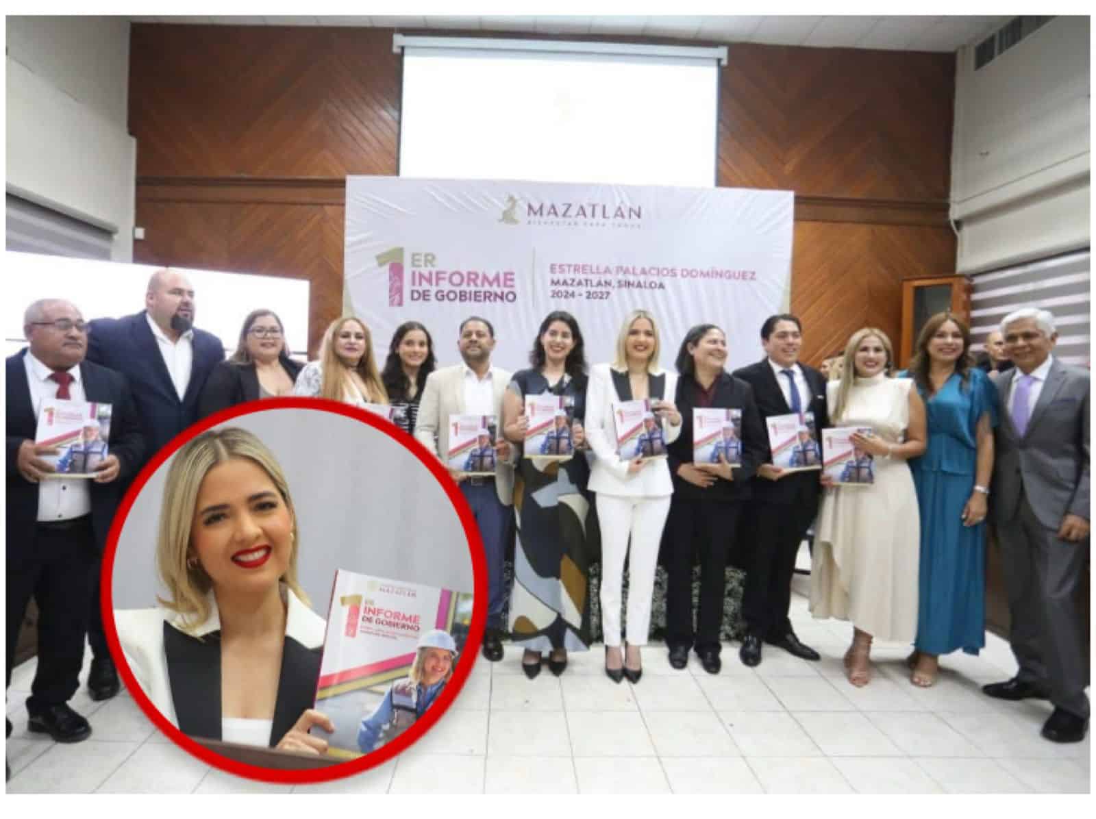 Estrella Palacios presenta su primer informe de gobierno ante el Cabildo de Mazatlán