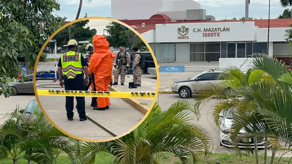 Evacuan a usuarios y personal médico del ISSSTE en Mazatlán por derrame de químico