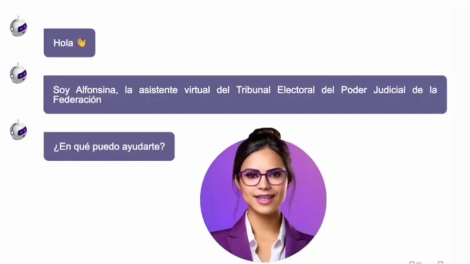 ¿Quién es Alfonsina? La IA mexicana que hace más fácil entender la justicia electoral en México
