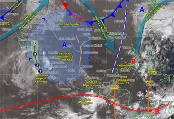 Fenómeno anticiclónico drena a la tormenta Raymond, Ahome en alerta por lluvias