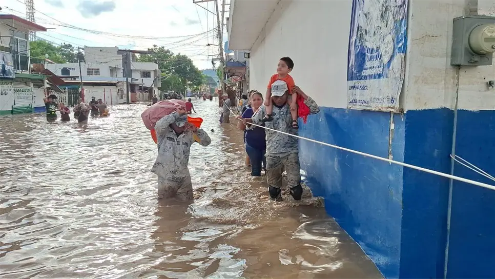 Las autoridades reportan decenas de muertos en varios estados. FOTO: Guardia Nacional.