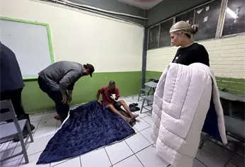 ¡Aguacero! Cayeron 116 milímetros de lluvia en Los Mochis. 15 personas necesitaron albergue