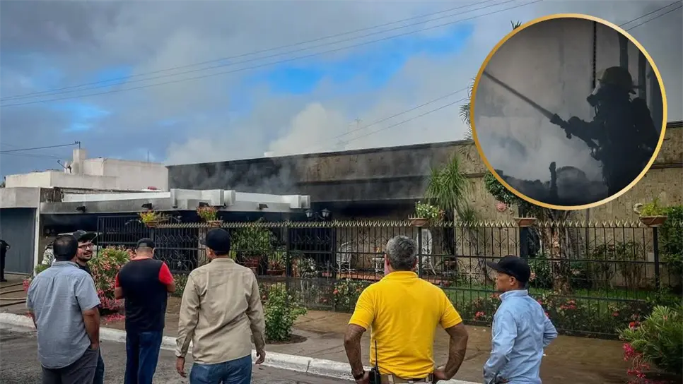 Los bomberos llegaron a tiempo.