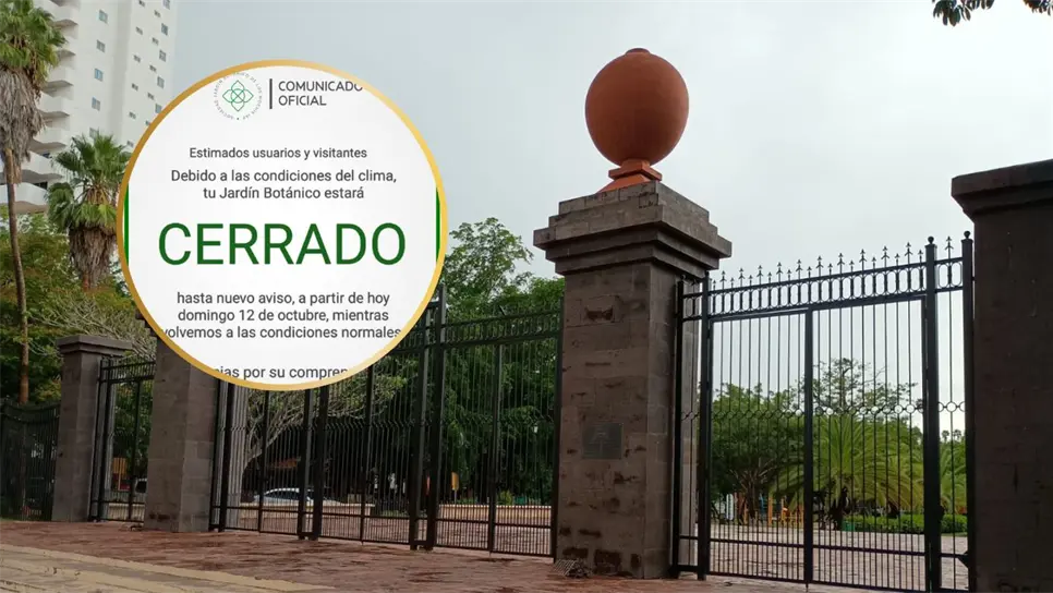 Por lluvias de Raymond, Parque Sinaloa cierra sus puertas temporalmente